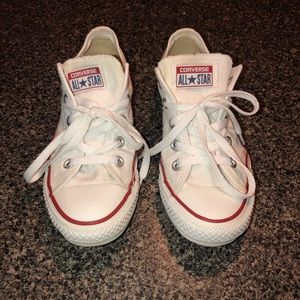 White Converse All Stars